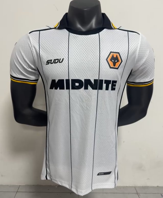 AAA Quality Wolves 26/27 Away White Soccer Jersey(Player)